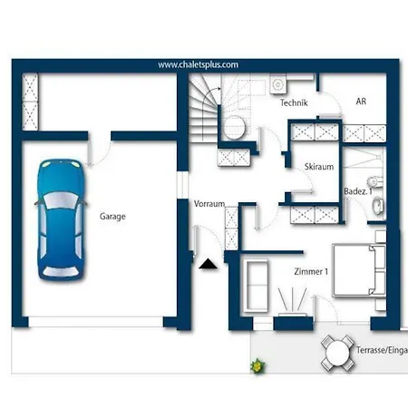 Near Anfaengerpiste Ski-lift Rosenthal